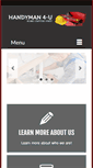 Mobile Screenshot of handyman-4u.net