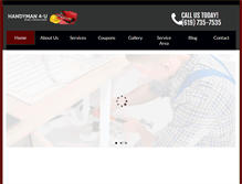 Tablet Screenshot of handyman-4u.net